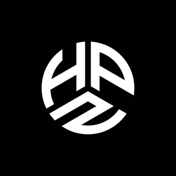 Hpz Logo Ontwerp Witte Achtergrond Hpz Creatieve Initialen Letter Logo — Stockvector
