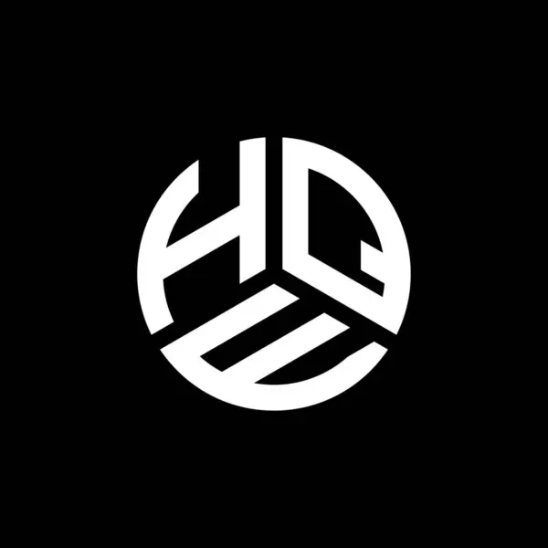 白い背景にHqeの文字のロゴデザイン Hqeクリエイティブイニシャルレターロゴコンセプト Hqeの文字デザイン — ストックベクタ