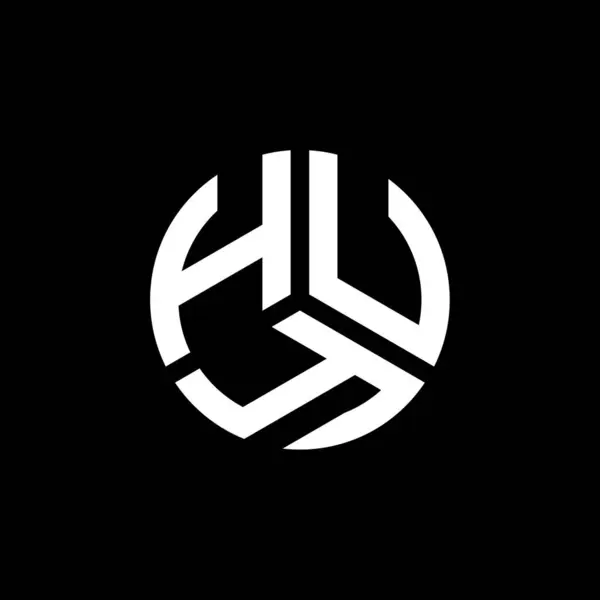Huy Letter Logo Ontwerp Witte Achtergrond Huy Creatieve Initialen Letter — Stockvector