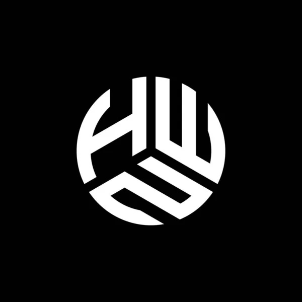 Logo Lettera Hwn Sfondo Bianco Hwn Creativo Iniziali Lettera Logo — Vettoriale Stock
