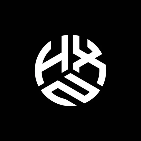 Hxn Letter Logo Design White Background Hxn Creative Initials Letter — Stock Vector