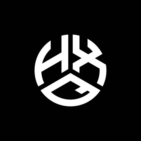 Hxq Brev Logotyp Design Vit Bakgrund Hxq Kreativa Initialer Brev — Stock vektor