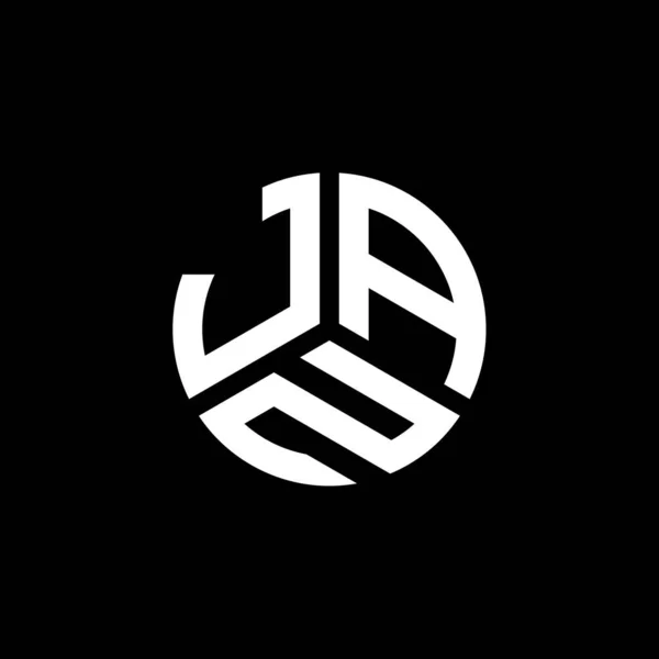 ホワイトを基調としたJanレターロゴデザイン Janクリエイティブイニシャルレターロゴコンセプト Jan手紙デザイン — ストックベクタ
