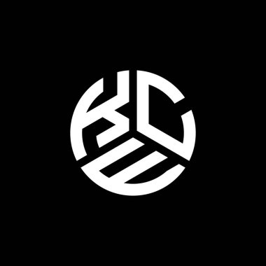 Siyah arka planda KCE harf logosu tasarımı. KCE yaratıcı harflerin baş harfleri logo konsepti. KCE harf tasarımı.