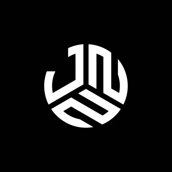 Дизайн Логотипа Jnn Чёрном Фоне Jnn Creative Initials Letter Logo — стоковый вектор