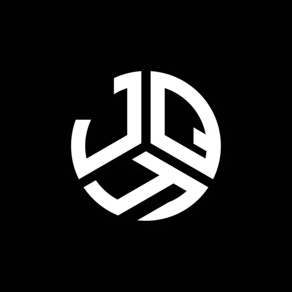 Jqy Letter Logo Design Black Background Jqy Creative Initials Letter — Stock Vector