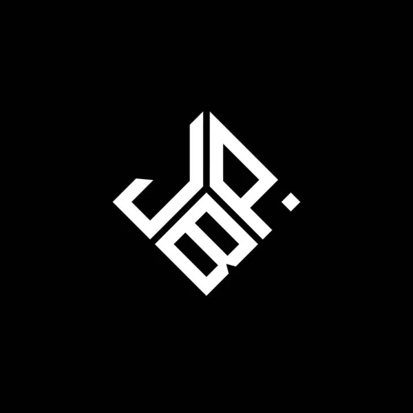 Diseño Del Logotipo Letra Jpb Sobre Fondo Negro Jpb Iniciales — Vector de stock