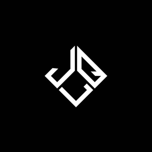 Projekt Logo Litery Jlq Czarnym Tle Kreatywne Inicjały Jlq Koncepcja — Wektor stockowy