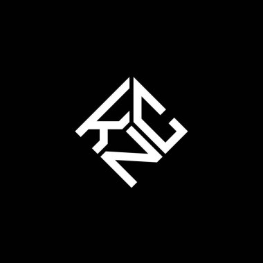 Siyah arka planda WebKNC harf logosu tasarımı. KNC yaratıcı harflerin baş harfleri logo kavramı. KNC harf tasarımı.