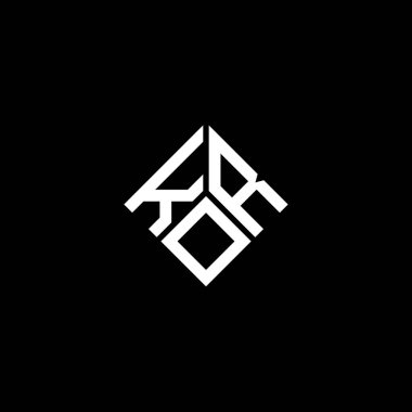 Siyah arka planda KNR harf logosu tasarımı. KNR yaratıcı harflerin baş harfleri logo kavramı. KNR harf tasarımı.