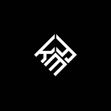 Siyah arkaplanda KMY mektup logosu tasarımı. KMY yaratıcı harflerin baş harfleri logo kavramı. KMY mektup tasarımı.