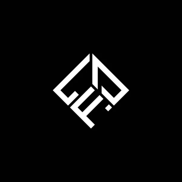 Дизайн Логотипа Lfd Чёрном Фоне Концепция Логотипа Буквенными Инициалами Lfd — стоковый вектор