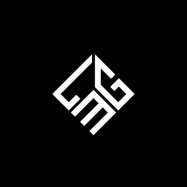 Lmg Letter Logo Design Black Background Lmg Creative Initials Letter — Stock Vector