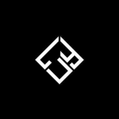 LUY harf logosu tasarımı siyah arka planda. LUY yaratıcı harfler logosu konsepti. LUY harf tasarımı.