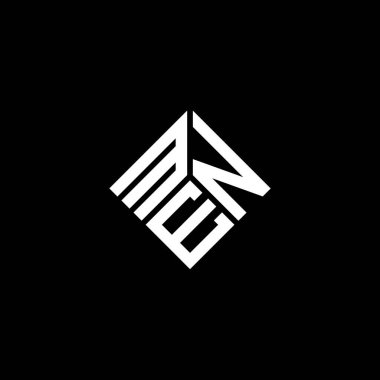 Siyah arkaplanda erkek harfi logosu tasarımı. Erkekler yaratıcı harfler logosu konsepti. Erkekler harf tasarımı.