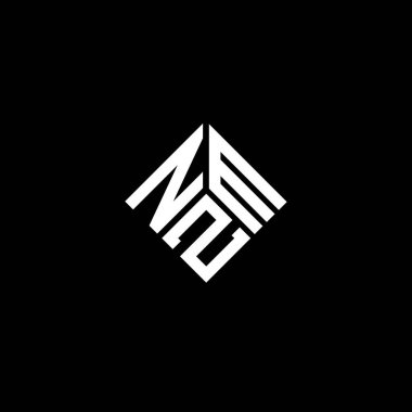 Siyah arka planda NZM harf logosu tasarımı. NZM yaratıcı harflerin baş harfleri logo kavramı. NZM harf tasarımı.