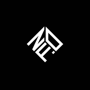 Siyah arka planda NFO harfi logosu tasarımı. NFO yaratıcı harflerin baş harfleri logo kavramı. NFO harfi tasarımı.