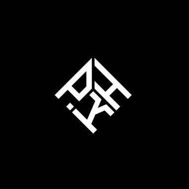 Siyah arkaplanda PKN harf logosu tasarımı. PKN yaratıcı harflerin baş harfleri logo kavramı. PKN harf tasarımı.