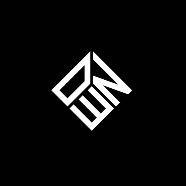 Δικό Του Λογότυπο Γράμμα Σχεδιασμό Μαύρο Φόντο Δημιουργικά Αρχικά Λογότυπο — Διανυσματικό Αρχείο