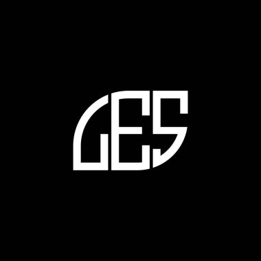 Siyah arka planda LES harfi logo tasarımı. LES yaratıcı harflerin baş harfleri logo kavramı. LES harf dizaynı. LES harf logosu dizaynı siyah arkaplan üzerinde. LES yaratıcı harflerin baş harfleri logo kavramı. LES harf dizaynı. LES harf logosu dizaynı Black Backgrou üzerine