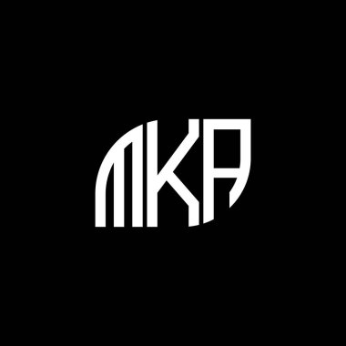 Siyah arka planda MKA harf logosu tasarımı. MKA yaratıcı harf logosu konsepti. MKA harf dizaynı. MKA harf logosu tasarımı. Siyah arkaplanda. MKA yaratıcı harf logosu konsepti. MKA harf dizaynı. MKA harf logosu tasarımı.