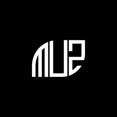 Siyah arkaplanda MUZ harf logosu tasarımı. MUZ yaratıcı harflerin baş harfleri logo kavramı. MUZ harf dizaynı. MUZ harfi logo tasarımı. Siyah arkaplanda. MUZ yaratıcı harflerin baş harfleri logo kavramı. MUZ harf dizaynı. MUZ harf logosu dizaynı siyah backgrou üzerine