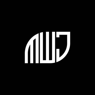 Siyah arka planda MWJ harf logosu tasarımı. MWJ yaratıcı harflerin baş harfleri logo kavramı. MWJ harf dizaynı. MWJ harf logosu tasarımı. Siyah arkaplanda. MWJ yaratıcı harflerin baş harfleri logo kavramı. MWJ harf tasarımı.