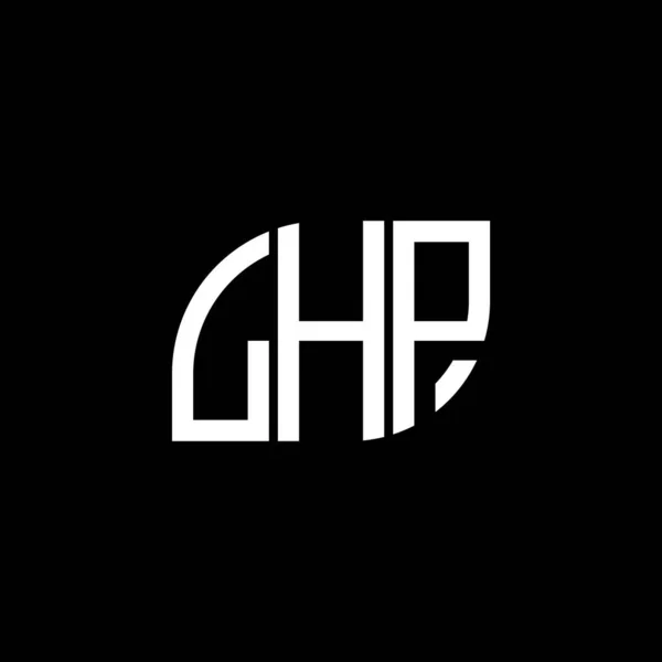 Дизайн Логотипа Lhp Чёрном Фоне Концепция Логотипа Инициалами Lhp Дизайн — стоковый вектор