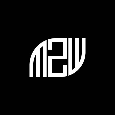 Siyah arkaplanda MZW harf logosu tasarımı. MZW yaratıcı harflerin baş harfleri logo kavramı. MZW harf dizaynı. MZW harf logosu tasarımı. Siyah arkaplanda. MZW yaratıcı harflerin baş harfleri logo kavramı. MZW harf tasarımı.
