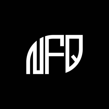 BLACK arka planında NFQ harfi logo tasarımı. NFQ yaratıcı harflerin baş harfleri logo kavramı. NFQ harf dizaynı. BLACK arka planında NFQ harfi logo tasarımı. NFQ yaratıcı harflerin baş harfleri logo kavramı. NFQ harf dizaynı. BLACK backgrou üzerinde NFQ harfi logo tasarımı.