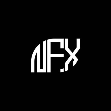 Siyah arka planda NFX harf logosu tasarımı. NFX yaratıcı harflerin baş harfleri logo kavramı. NFX harf dizaynı. NFX harfi logo dizaynı. NFX yaratıcı harflerin baş harfleri logo kavramı. NFX harf tasarımı. NFX harfi logo tasarımı BLACK backgrou