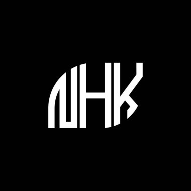 Siyah arka planda NHK harf logosu tasarımı. NHK yaratıcı harflerin baş harfleri logo kavramı. NHK harf dizaynı. NHK harf logosu dizaynı. NHK yaratıcı harflerin baş harfleri logo kavramı. NHK harf tasarımı. NHK harf logosu tasarımı BLACK backgrou