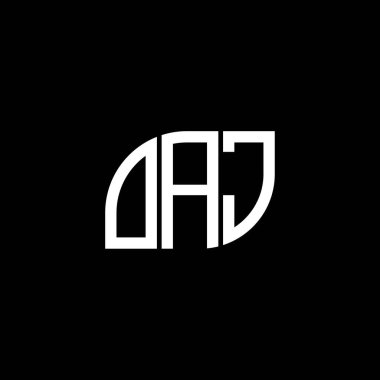 BLACK arka planında OAJ harfi logo tasarımı. OAJ yaratıcı harflerin baş harfleri logo kavramı. OAJ harf tasarımı. OAJ harfi logo tasarımı. BLACK arkaplanı. OAJ yaratıcı harflerin baş harfleri logo kavramı. OAJ harf dizaynı. BLACK backgrou üzerinde OAJ harf logosu tasarımı