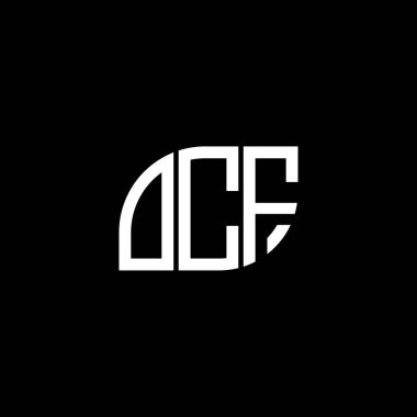 BLACK arka planında OCF harfi logo tasarımı. OCF yaratıcı harflerin baş harfleri logo kavramı. OCF harf tasarımı. OCF harfi logo tasarımı. BLACK arkaplanı. OCF yaratıcı harflerin baş harfleri logo kavramı. OCF harf tasarımı. OCF harfi logo tasarımı BLACK backgrou