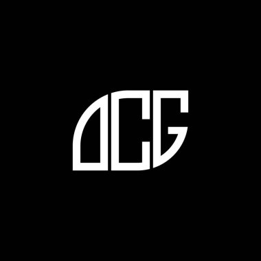 OCG harfi logo tasarımı. OCG yaratıcı harflerin baş harfleri logo kavramı. OCG harf dizaynı.OCG harf logo tasarımı BLACK arka planında. OCG yaratıcı harflerin baş harfleri logo kavramı. OCG harf tasarımı.