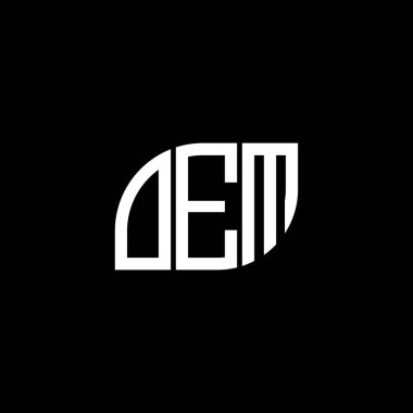BLACK arka planında OEM harf logosu tasarımı. OEM yaratıcı harflerin baş harfleri logo kavramı. OEM harf tasarımı. BLACK arka planında OEM harf logosu tasarımı. OEM yaratıcı harflerin baş harfleri logo kavramı. OEM harf tasarımı. BLACK backgrou üzerinde OEM harf logosu tasarımı