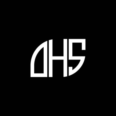 BLACK arka planında OHS harfi logo tasarımı. OHS yaratıcı harflerin baş harfleri logo kavramı. OHS harf tasarımı. OHS harfi logo tasarımı. Siyah arka planda. OHS yaratıcı harflerin baş harfleri logo kavramı. OHS harf tasarımı. BLACK backgrou üzerinde YTD harf logosu tasarımı