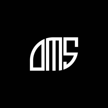 BLACK arka planında OMS harfi logo tasarımı. OMS yaratıcı harflerin baş harfleri logo kavramı. OMS harf tasarımı. OMS harfi logo tasarımı. OMS yaratıcı harflerin baş harfleri logo kavramı. OMS mektup tasarımı. BLACK backgrou üzerinde OMS harfi logo tasarımı