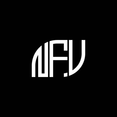 Siyah arka planda NFV harf logosu tasarımı. NFV yaratıcı harflerin baş harfleri logo kavramı. NFV harf dizaynı. NFV harfi logo dizaynı. NFV yaratıcı harflerin baş harfleri logo kavramı. NFV harf tasarımı. NFV harfi logo tasarımı BLACK backgrou