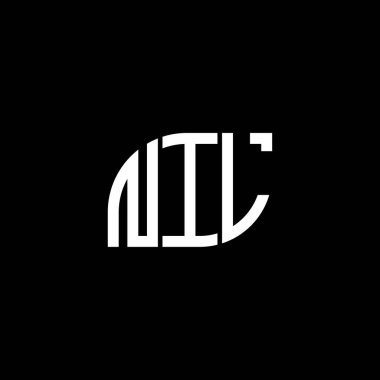 Siyah arka planda NIL harf logosu tasarımı. NIL yaratıcı harflerin baş harfleri logo kavramı. NIL harf dizaynı. NIL harf logosu tasarımı. NIL yaratıcı harflerin baş harfleri logo kavramı. NIL harf tasarımı. NIL harf logosu tasarımı BLACK backgrou