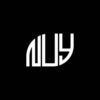 Siyah arka planda NUY harf logosu tasarımı. Yaratıcı harflerin baş harfleri logo konsepti. NUY harf dizaynı. NUY harf logosu dizaynı. Yaratıcı harflerin baş harfleri logo konsepti. NUY harf dizaynı. NUY harf logosu tasarımı BLACK backgrou