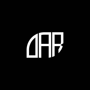 Siyah arka planda OAQ harfi logo tasarımı. OAQ yaratıcı harflerin baş harfleri logo kavramı. OAQ harf tasarımı.