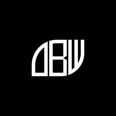 BLACK arka planında OBW harfi logo tasarımı. OBW yaratıcı harflerin baş harfleri logo kavramı. OBW harf dizaynı. OBW harf logosu dizaynı. OBW yaratıcı harflerin baş harfleri logo kavramı. OBW harf tasarımı. BLACK backgrou üzerinde OBW harf logosu tasarımı