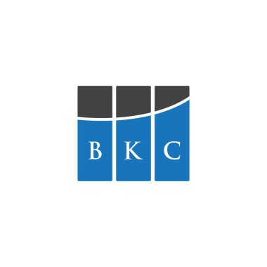 Siyah arkaplanda BKC harf logosu tasarımı. BKC yaratıcı harflerin baş harfleri logo kavramı. BKC harf tasarımı.