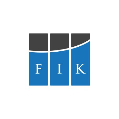Beyaz arka planda FIK harf logosu tasarımı. FIK yaratıcı harflerin baş harfleri logo kavramı. FIK harf dizaynı. FIK harf logosu dizaynı beyazların arka planında. FIK yaratıcı harflerin baş harfleri logo kavramı. FIK harf tasarımı. FIK harfi logo tasarımı
