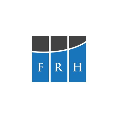 Beyaz arka planda FRH harf logosu tasarımı. FRH yaratıcı harflerin baş harfleri logo kavramı. FRH harf tasarımı. FRH harfi logo tasarımı. FRH yaratıcı harflerin baş harfleri logo kavramı. FRH harf tasarımı. FRH harfi logo tasarımı.