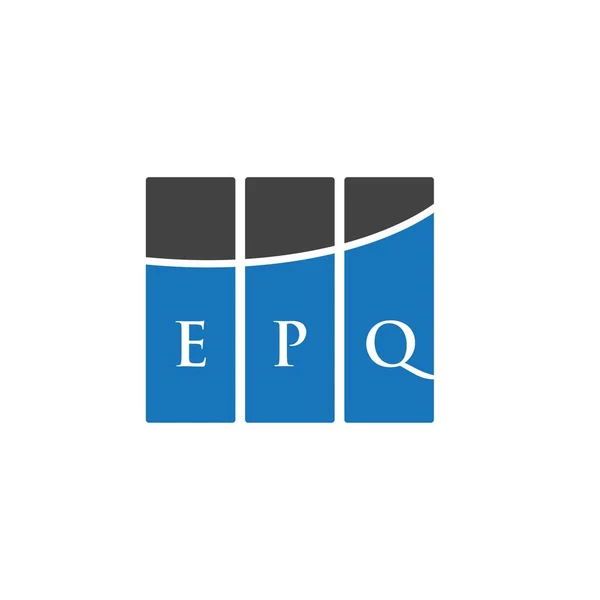 Epq Дизайн Логотипу Літер White Background Творчі Ініціали Epq Мають — стоковий вектор