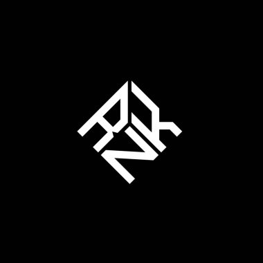 Siyah arka planda ROK harf logosu tasarımı. ROK yaratıcı harflerin baş harfleri logo kavramı. ROK harf tasarımı.