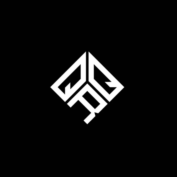 Projekt Logo Litery Qrq Czarnym Tle Kreatywne Inicjały Qrq Koncepcja — Wektor stockowy