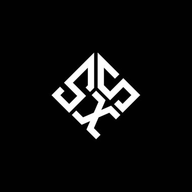 Siyah arkaplanda SXS harf logosu tasarımı. SXS yaratıcı harflerin baş harfleri logo kavramı. SXS harf tasarımı.